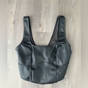 Faux Leather Corset - Colsie™
Black- XS